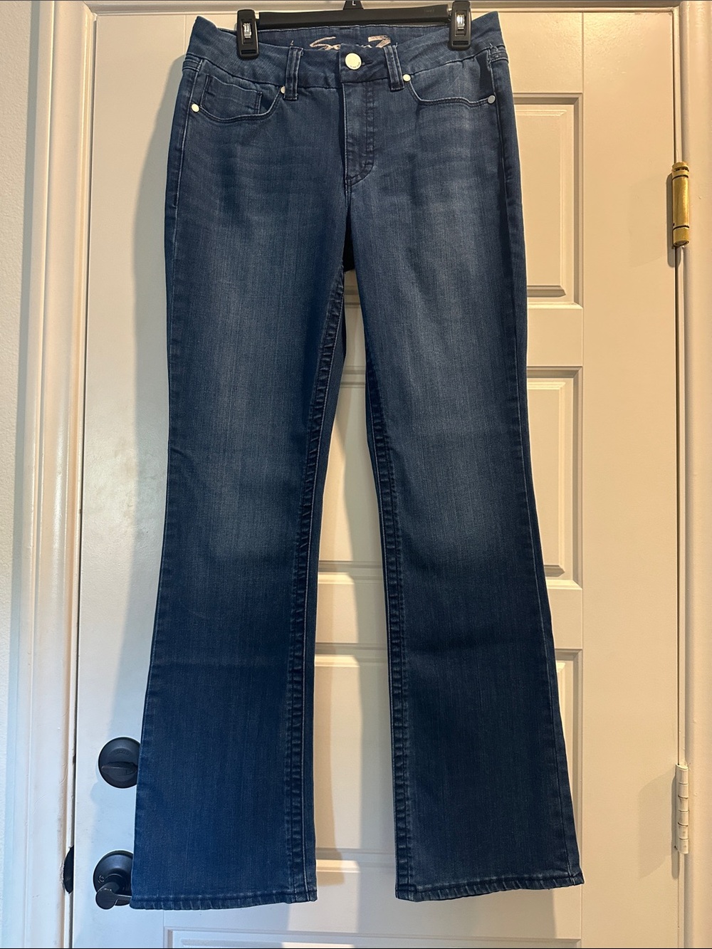 Seven7 Dark Blue Flare Jeans